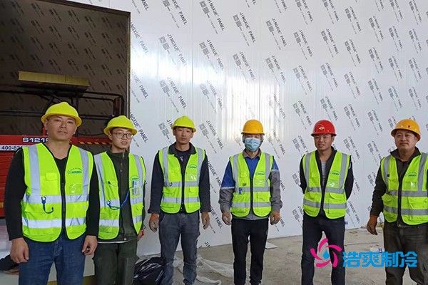 浩爽施工團(tuán)隊合影